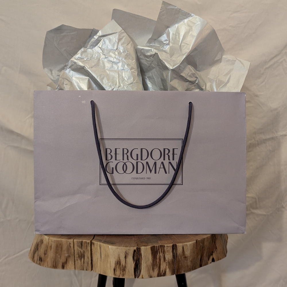 Bergdorf Goodman Lavender Shopping Bag